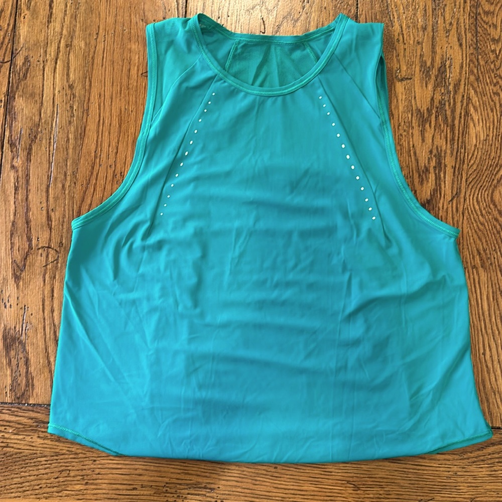 Lululemon sculpt tank Kelly Green size 4 sport length